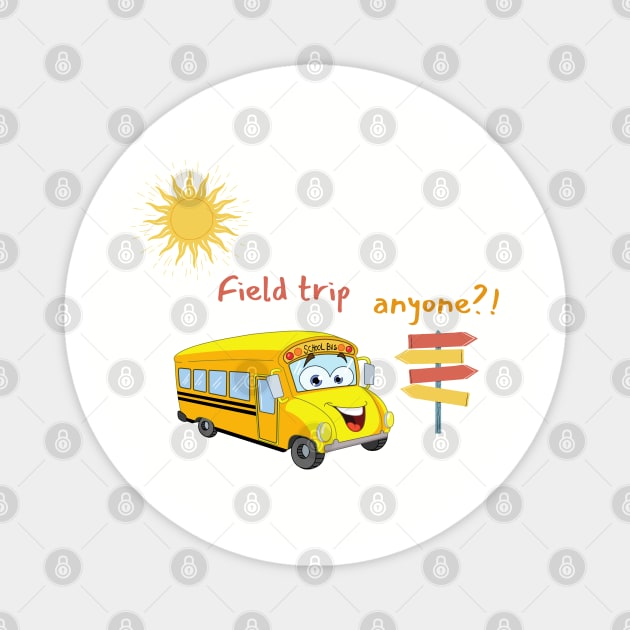 Field trip Magnet by Lili's Designs